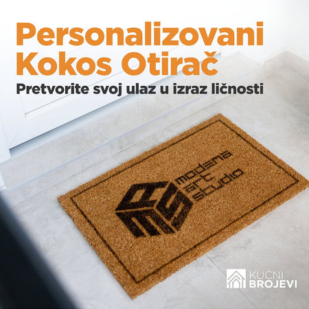 Personalizovani Kokos Otirač – Tvoj Dizajn, Tvoja Dobrodošlica