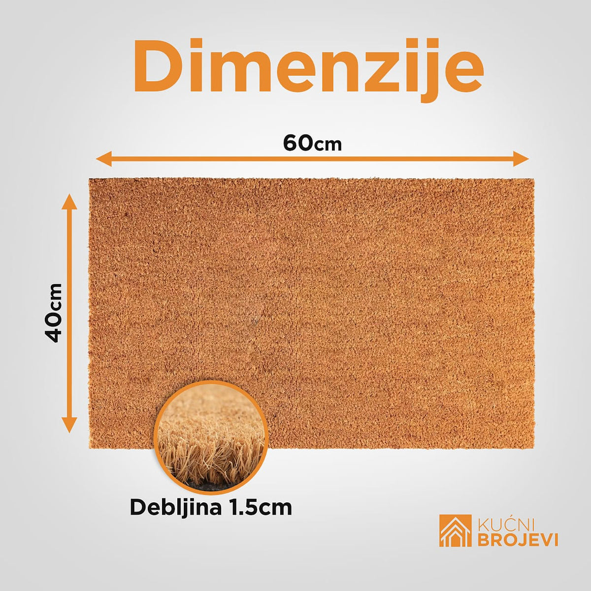 Personalizovani Kokos Otirač – Tvoj Dizajn, Tvoja Dobrodošlica