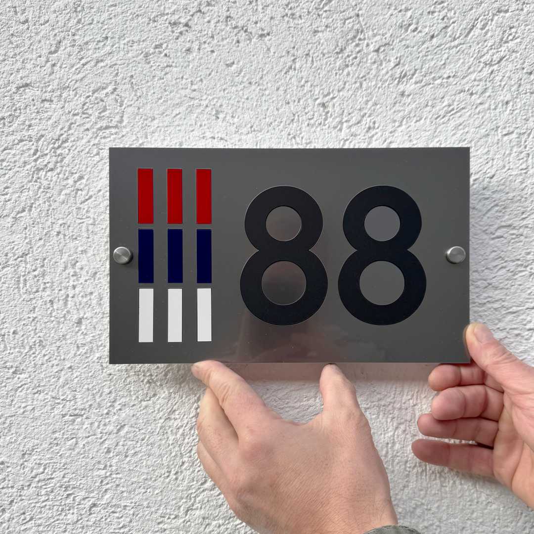 Kućni brojevi Oblik 4 - Srpski