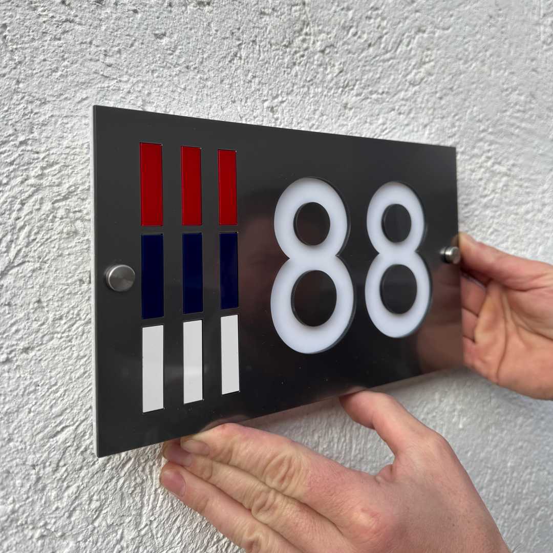 Kućni brojevi Oblik 4 - Srpski
