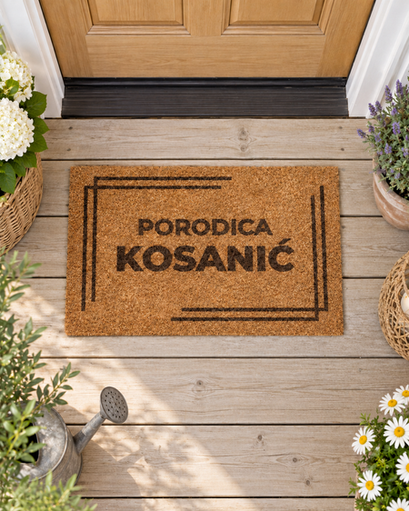 Personalizovani Kokos Otirač – Tvoj Dizajn, Tvoja Dobrodošlica