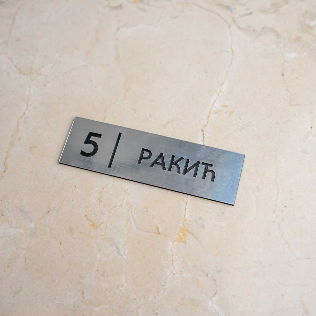 Moderni Pločice za vrata – Pločica 3 broj za kuću – slika proizvoda plocice_za_vrata_oblik_3_1